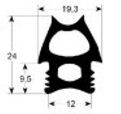 guarnizione forno profilo 2780 lar. 690mm l 1360mm dimensione esterna con. 1