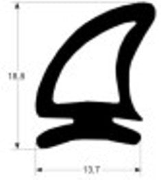 guarnizione forno profilo 2905 con. al metro