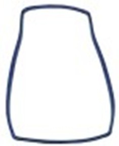 guarnizione forno lar. 280mm l 670mm con 6 ganci di fissaggio dimensione esterna