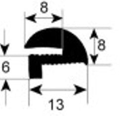 guarnizione vetro profilo 1889 con. al metro