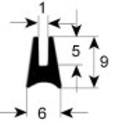 guarnizione forno profilo 1515 l 2200mm adattabile a lainox