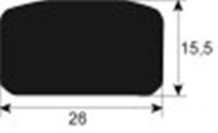 guarnizione pentola profilo 3010 l 2400mm