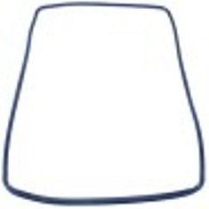 guarnizione per porta lar. 380mm con gancio di fissaggio l 620mm