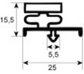 guarnizione per frigoriferi profilo 9185 lar. 395mm l 580mm misura innesto