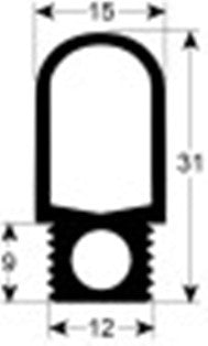 guarnizione per porta profilo 2048 lar. 675mm l 775mm dimensione esterna