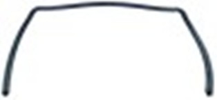 guarnizione per porta l 400mm lar. 290mm a 3 lati lato lungo aperto con gancio di fissaggio