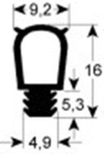 guarnizione pos. di montaggio pannello comandi
