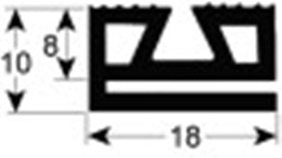 guarnizione per cella profilo 9903 conf. 6m bianco