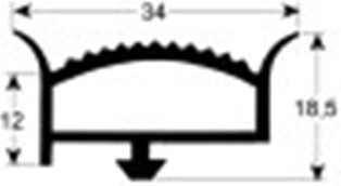 guarnizione per cella profilo 9779 conf. 6m bianco