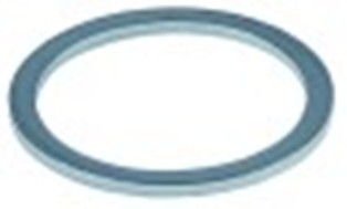 guarnizione alluminio diametro  est. 27mm int. diametro  22mm spessore 1,5mm conf. 1 pz