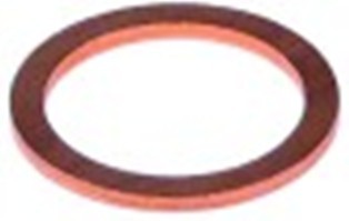 guarnizione piana rame diametro  est. 22mm int. diametro  18mm spessore 1,5mm conf. 1 pz