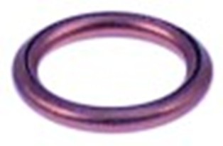 guarnizione rame diametro  est. 17mm int. diametro  12,5mm spessore 2,5mm