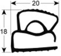 guarnizione per cella profilo 9211 con. al metro grigio