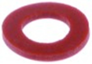 guarnizione in gomma silicone diametro  est. 21mm int. diametro  12mm spessore 2mm conf. 1 pz