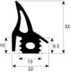 guarnizione per porta profilo 2690 l 2275mm