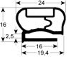 guarnizione per frigoriferi profilo 9200 lar. 900mm l 1800mm dimensione esterna