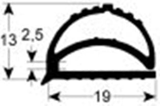 guarnizione per cella profilo 9158 lar. 470mm l 760mm dimensione esterna