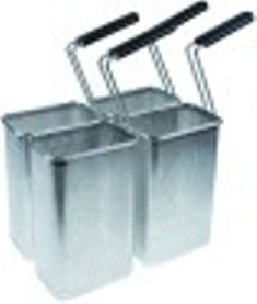 cestello per cuocipasta set 4 pezzi h1 170mm b1 115mm l1 265mm h3 430mm acciaio inox