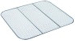 retina sottocesto per friggitrice l 389mm lar. 319mm h 5mm acciaio cromato per friggitrice