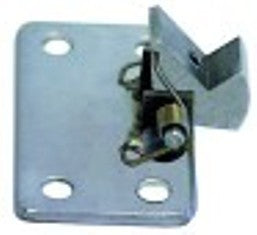 nasello per scrocchetto l 62mm lar. 35,5mm h 26,5mm interasse di fissaggio 19/46mm