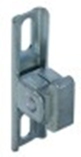 nasello per scrocchetto h 14mm l 61mm lar. 15,5mm da pressofusione, zincato apparecchi refrigeranti