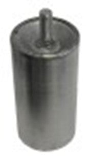 piede tubo diametro  64mm filetto m12 lungh. fil. 25mm h 135mm acciaio inox con. 1 pz