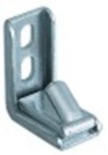 nasello per scrocchetto h 29mm l 36mm lar. 19mm interasse di fissaggio 12mm acciaio zincato