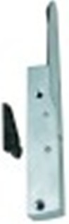 chiusura a leva l 150mm interasse di fissaggio 110mm cromato opaco