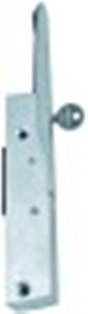 chiusura a leva l 150mm interasse di fissaggio 110mm cromato opaco