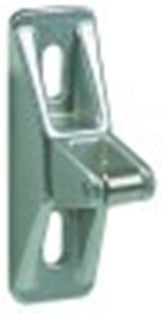 nasello per scrocchetto con rullo h 41mm l 70mm lar. 21mm ottone nichelato