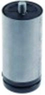 piede tubo diametro  52mm filetto m10 lungh. fil. 25mm h 104-115mm acciaio inox misura 2" con. 1 pz