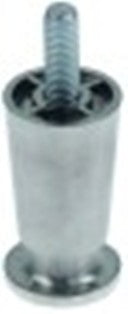 piede tubo diametro  31mm filetto  lungh. fil. 25mm h 55-84mm conf. 1 pz