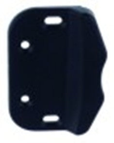 nasello per scrocchetto spessore 15mm lar. 98mm l 80mm nero interasse di fissaggio 78,5mm