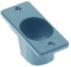 mascherina plastica grigio l 94mm lar. 40mm interasse di fissaggio 75mm p 36mm
