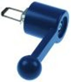 maniglia per porta incernierato a dx l 155mm lar. 60mm h 58mm lunghezza molla 53mm blu