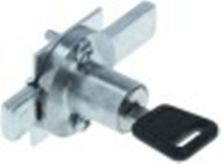 cilindro di chiusura a chiave con levetta scorrevole diametro  17mm filetto m4