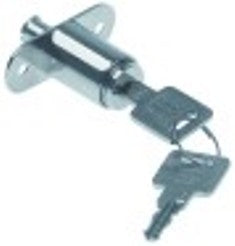 cilindro di chiusura a chiave con chiave int. dei fori 35mm fori diametro  4mm anello diametro  10,5mm