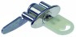 cilindro di chiusura a chiave diametro  14mm angolo di rotazione 90°