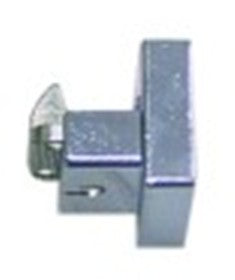 nasello per scrocchetto con spessore h 20mm l 39mm lar. 32mm interasse di fissaggio 16mm