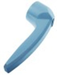 maniglia per porta l 200mm lar. 32mm h 70mm grigio plastica