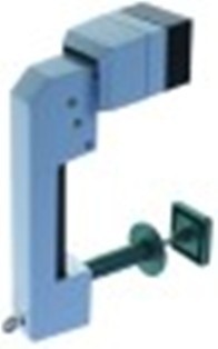 maniglia per celle frigorifere spessore della porta 80-90mm l 265mm lar. 35mm