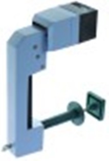 maniglia per celle frigorifere spessore della porta 100mm l 265mm lar. 35mm