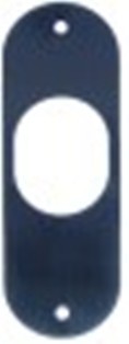 copertura per maniglia della porta l 130mm lar. 43mm interasse di fissaggio 110mm