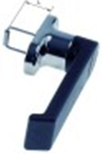 maniglia per porta per apparecchi termici l 145mm lar. 40mm h 62mm lunghezza molla 40mm interno nero