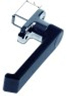 maniglia per porta per apparecchi termici l 145mm lar. 40mm h 62mm lunghezza molla 40mm esterno nero