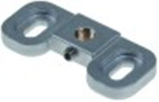 supporto per nasello per scrocchetto l 60mm lar. 26mm filetto m8x1