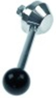 maniglia per porta h 96mm l 170mm lar. 55mm per chiusura a catenaccio