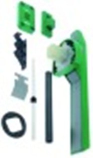 apriporta interasse di fissaggio 35x65mm lar. 90mm h 56mm chiusura interna tipo 2200 plastica verde