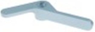 maniglia per porta per forno a convezione l 210mm lar. 170mm h 55mm argenteo plastica