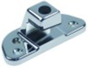 nasello per scrocchetto h 42mm pos. di montaggio sx l 98mm lar. 42mm